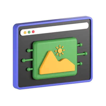Digital Asset  3D Icon