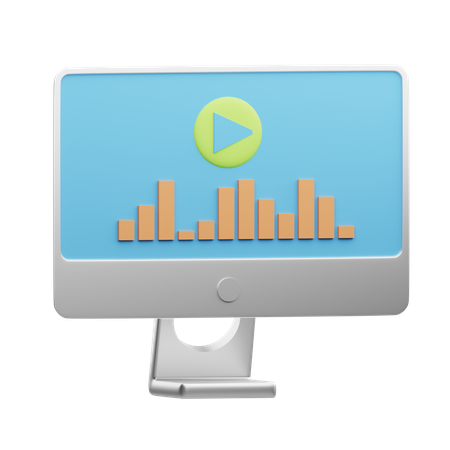 Digitaler Ton  3D Icon