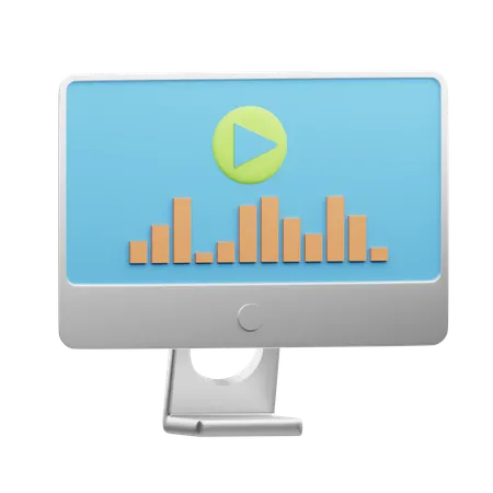 Digitaler Ton  3D Icon