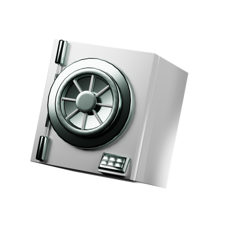 Digital Bank Vault  3D Icon