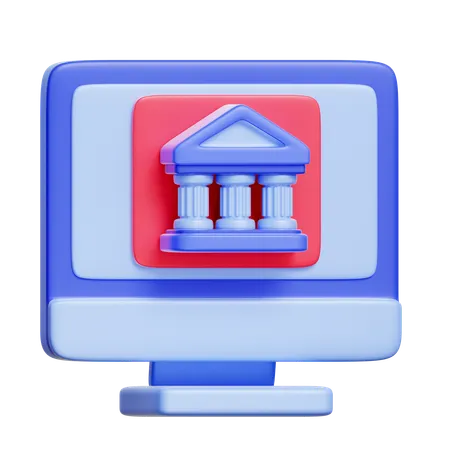 Digital Banking  3D Icon