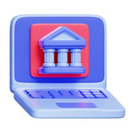 Digital Banking  3D Icon