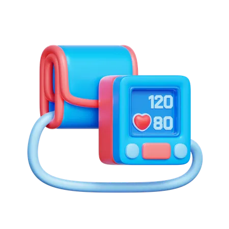 Digital Blood Pressure Monitor  3D Icon