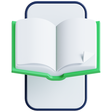 Digital Book  3D Icon