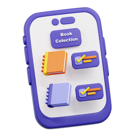 Digital Book  3D Icon