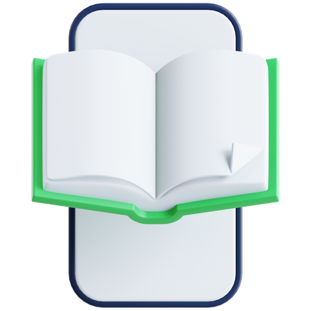 Digital Book  3D Icon