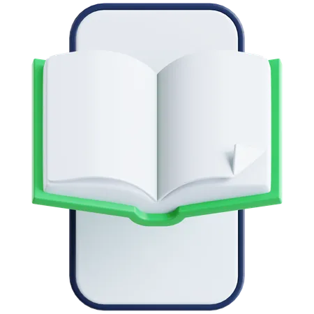 Digital Book  3D Icon