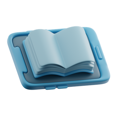 Digital book  3D Icon