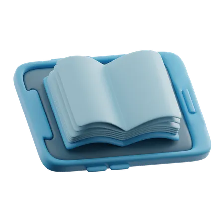 Digital book  3D Icon