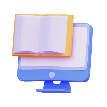 Digital Book  3D Icon