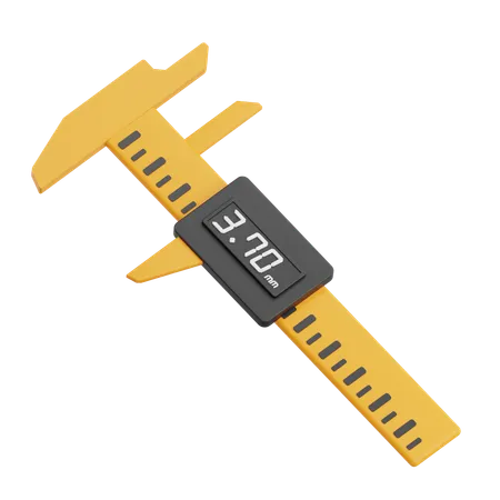 Digital Calipers  3D Icon