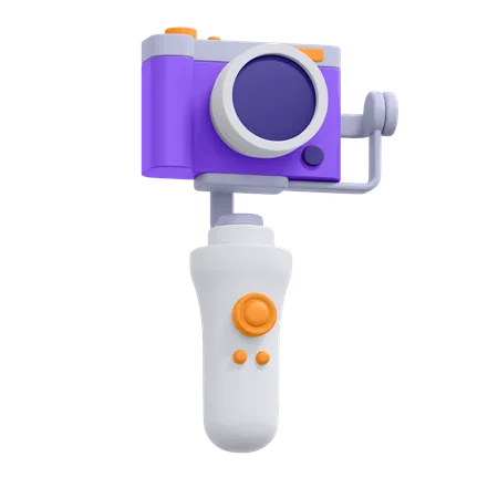 A Collection Of Digital Camera Gimbal In 3 D Format 3D Icon