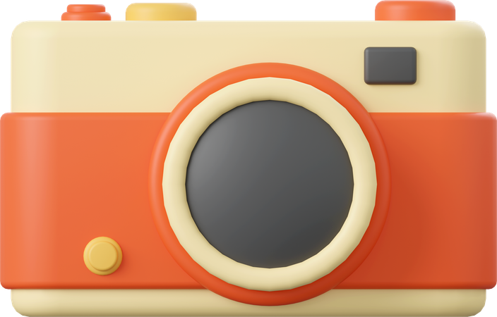 Digital Camera  3D Icon