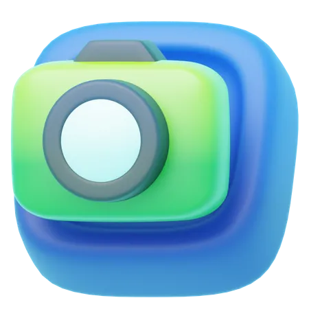 Digital Camera  3D Icon