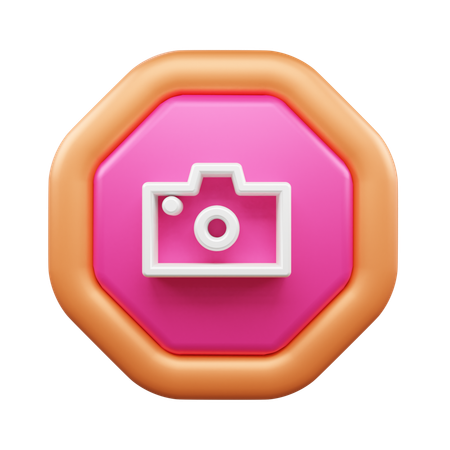 Digital Camera  3D Icon