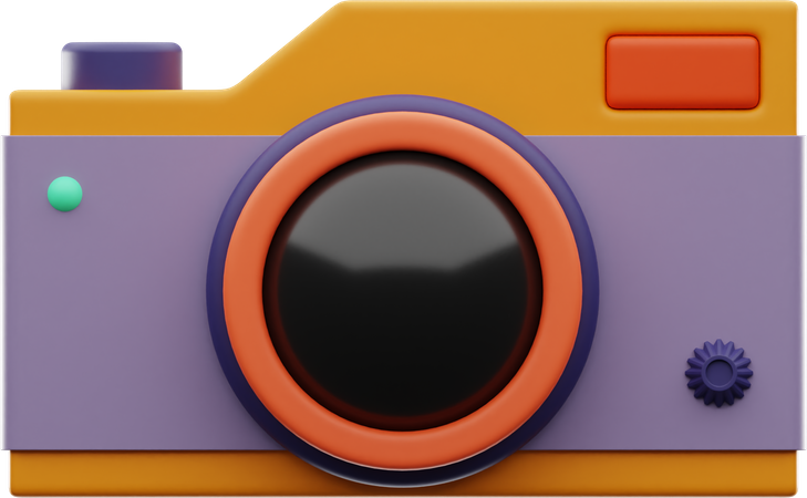 Digital Camera  3D Icon