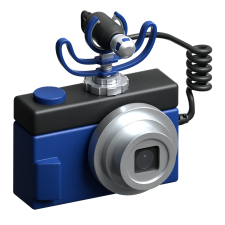 Digital Camera  3D Icon