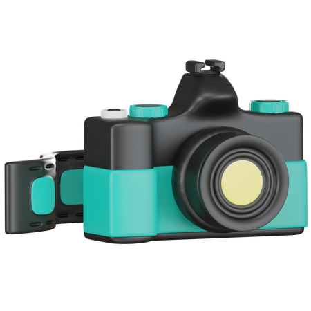 Digital Camera And Film  3D Icon
