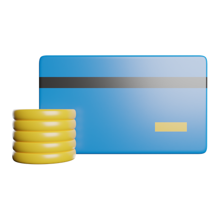 Digital Card Payment  3D Icon