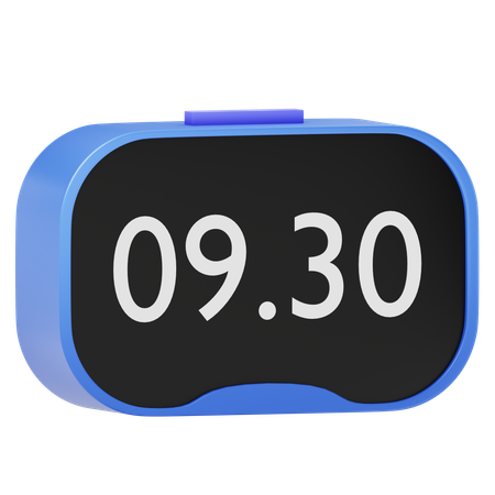 Digital clock  3D Icon