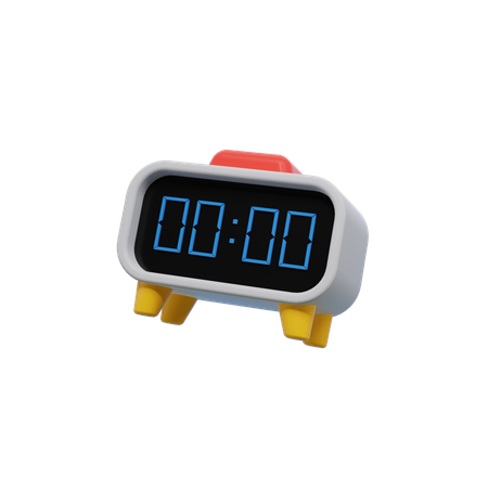 Digital Clock  3D Icon