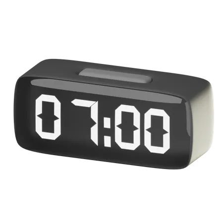 Digital Clock  3D Icon