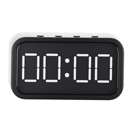 Digital clock  3D Icon