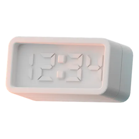 Digital Clock  3D Icon