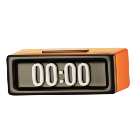 Digital Clock  3D Icon