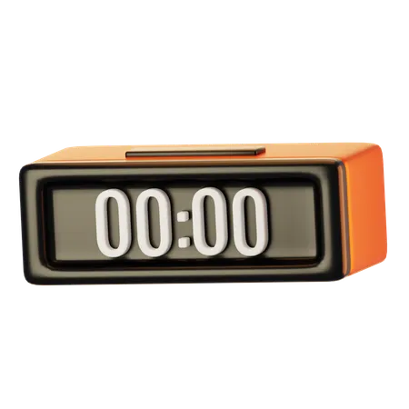 Digital Clock  3D Icon