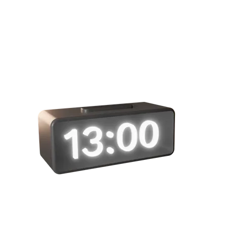 Digital Clock  3D Illustration