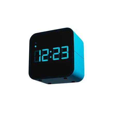 Digital Clock  3D Illustration