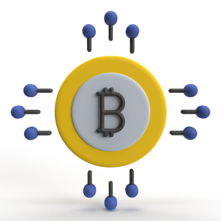 Digital Currency  3D Icon