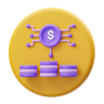 3d digital currency logo