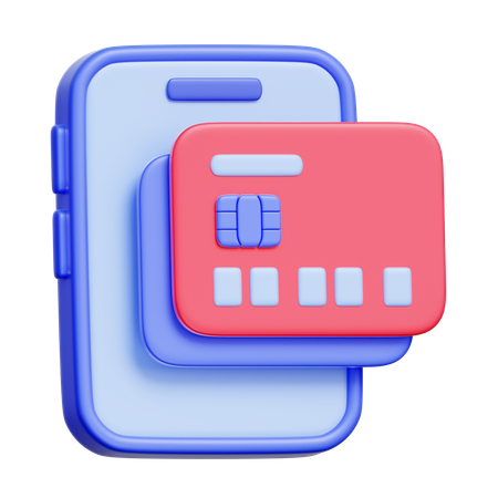 Digital Debit Card  3D Icon