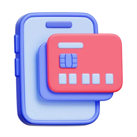 Digital Debit Card  3D Icon