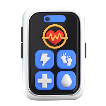 Digital Health App  3D Icon