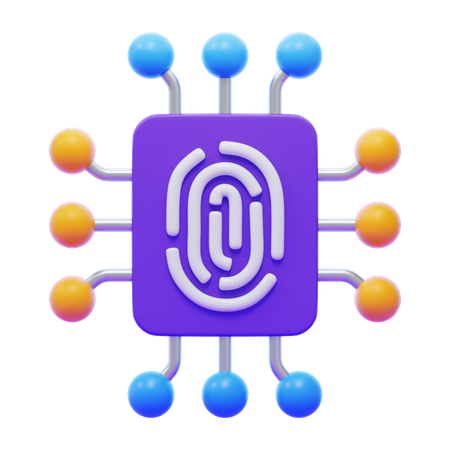 Digital Identify  3D Icon