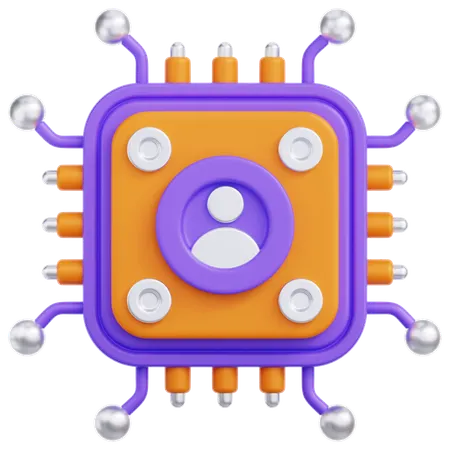Digital Identity  3D Icon