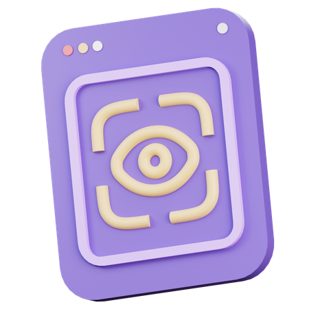 Digital Identity  3D Icon