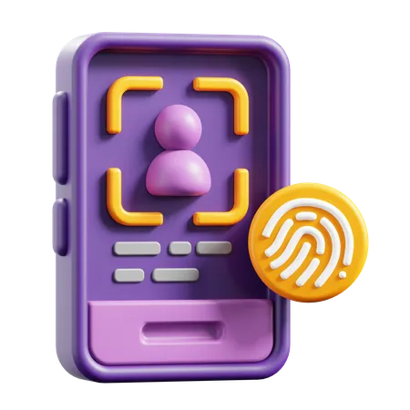 Digital Identity  3D Icon