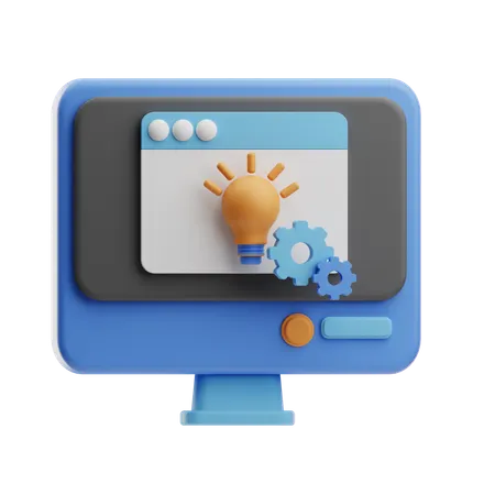 Digital Innovation  3D Icon