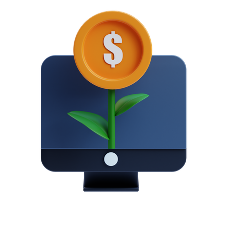 Digital Invest  3D Icon