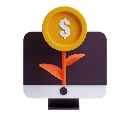 Digital Invest  3D Icon