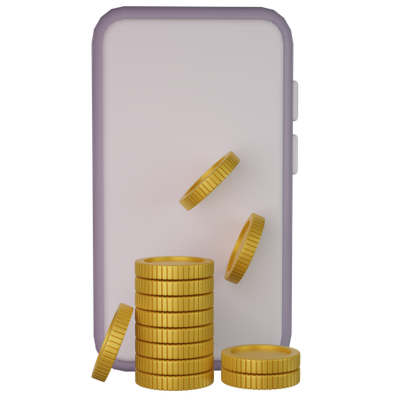 Digital Investment Profit  3D Icon