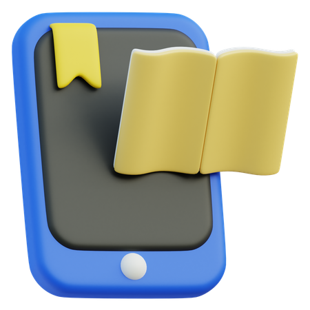 Digital library  3D Icon
