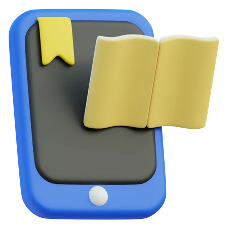 Digital library  3D Icon