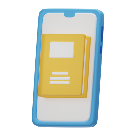 Digital Library  3D Icon