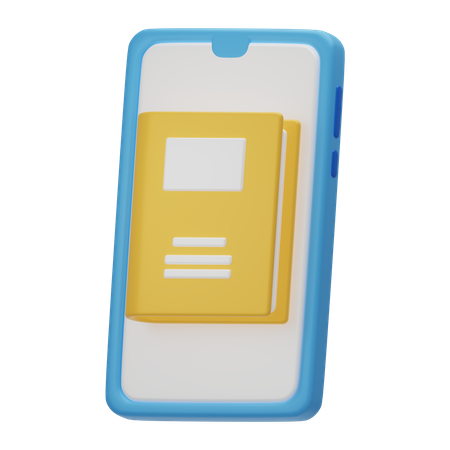 Digital Library  3D Icon