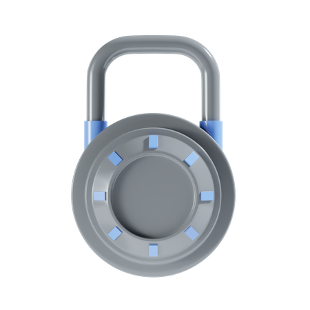 Digital Lock  3D Icon